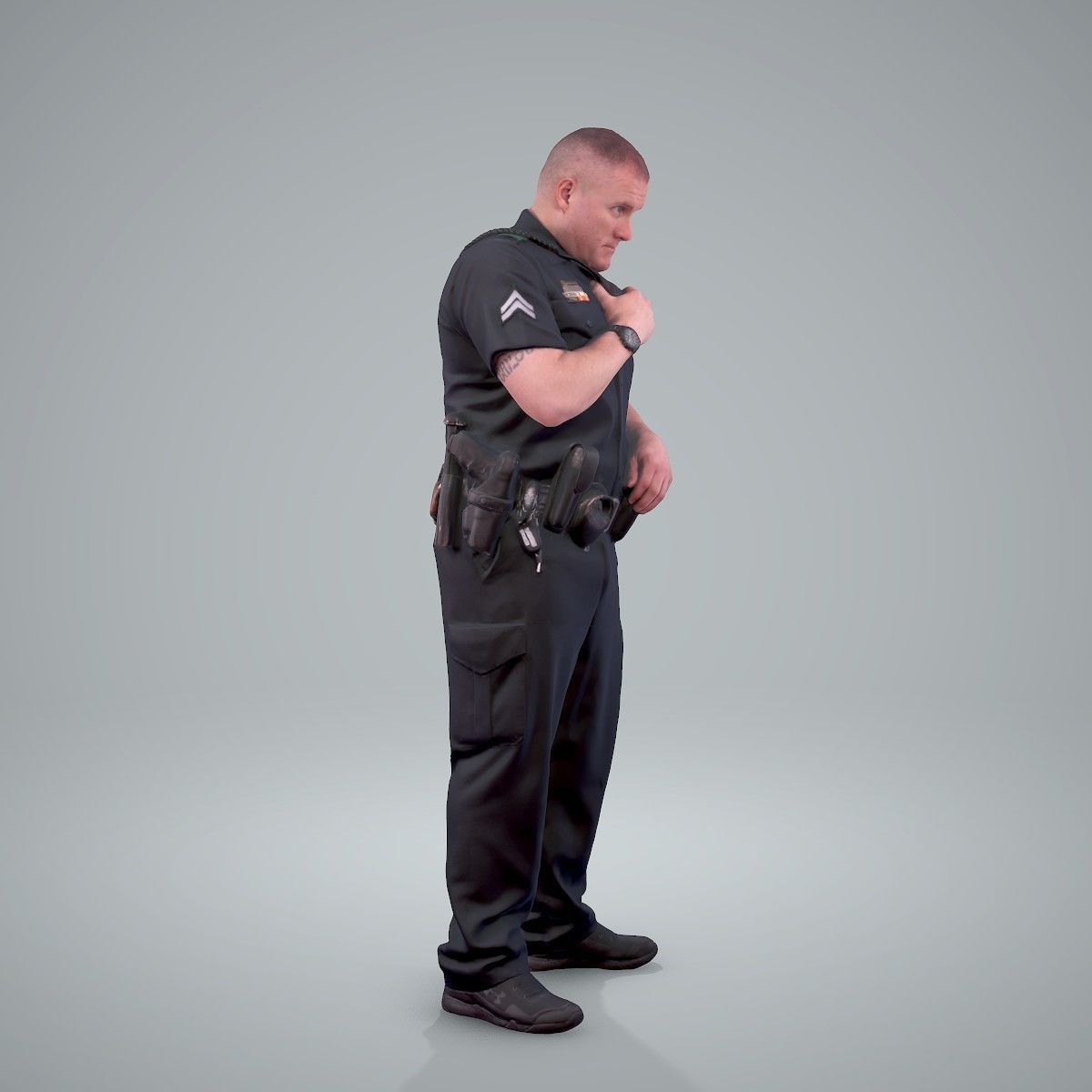 Policeman Talking to Ration CMan0208-HD2-O01P01-S 3D model_30