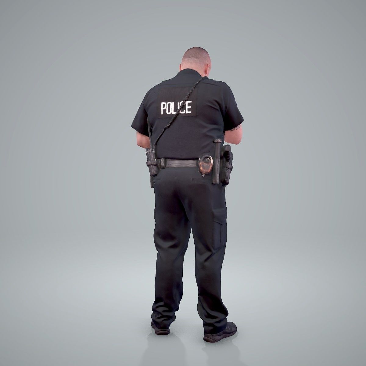 Policeman Talking to Ration CMan0208-HD2-O01P01-S 3D model_21