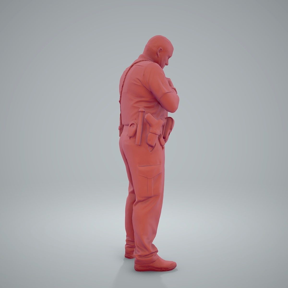 Policeman Talking to Ration CMan0208-HD2-O01P01-S 3D model_61