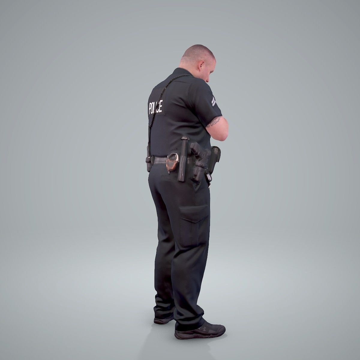 Policeman Talking to Ration CMan0208-HD2-O01P01-S 3D model_25