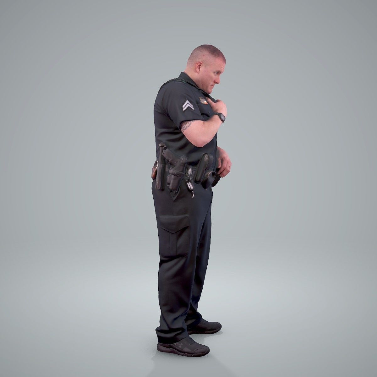 Policeman Talking to Ration CMan0208-HD2-O01P01-S 3D model_29