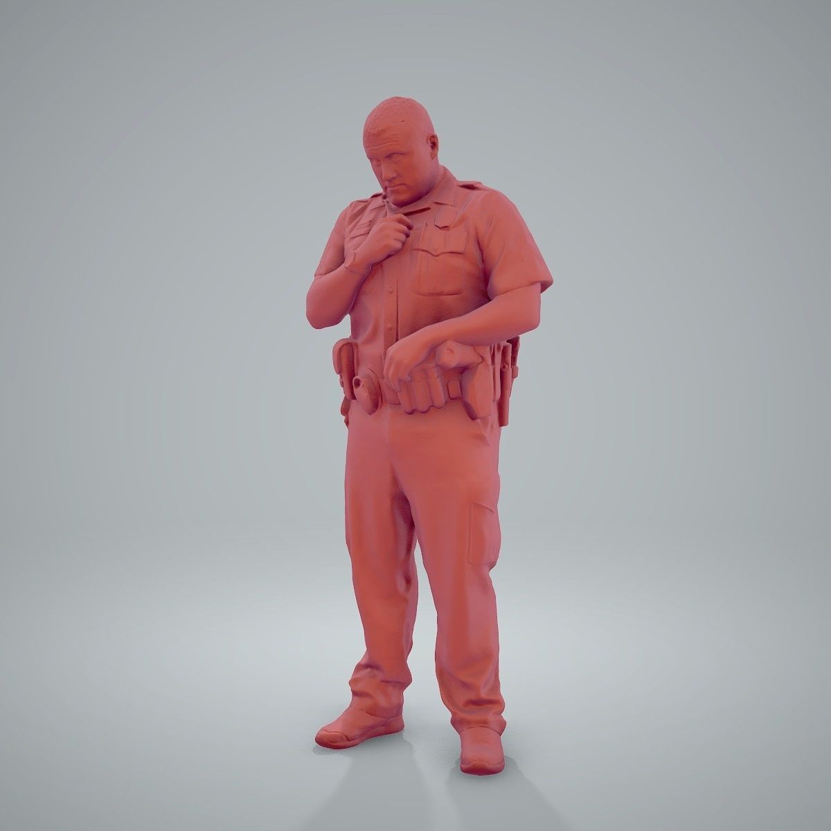 Policeman Talking to Ration CMan0208-HD2-O01P01-S 3D model_39