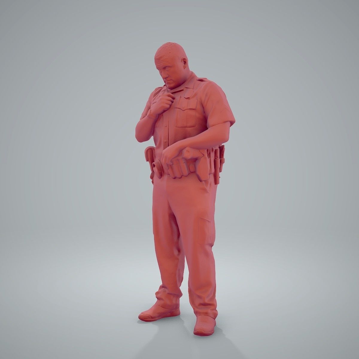Policeman Talking to Ration CMan0208-HD2-O01P01-S 3D model_40