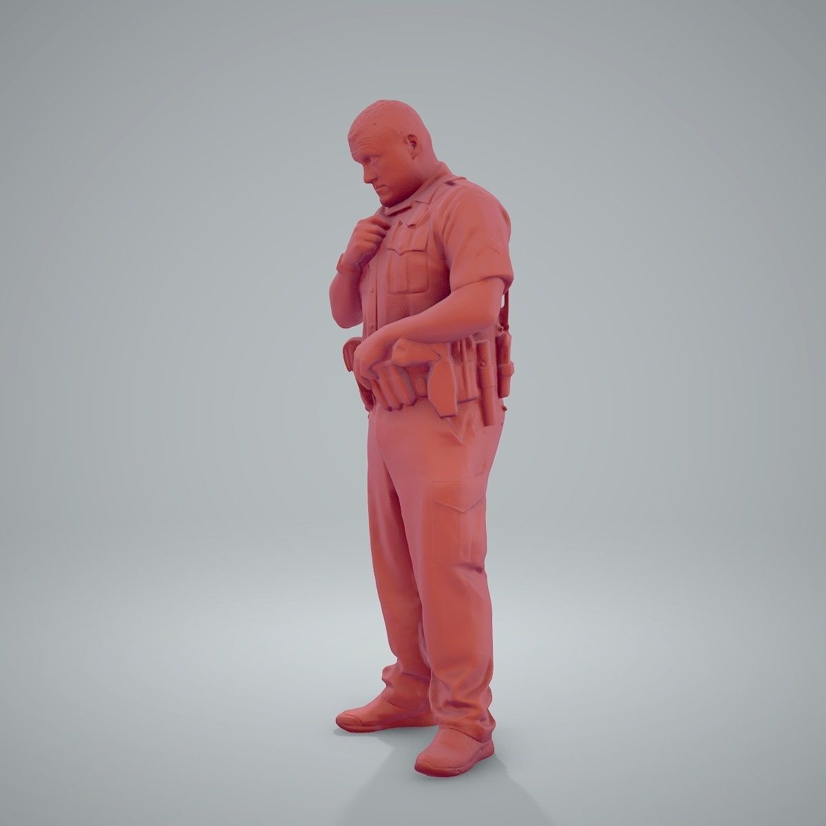 Policeman Talking to Ration CMan0208-HD2-O01P01-S 3D model_42