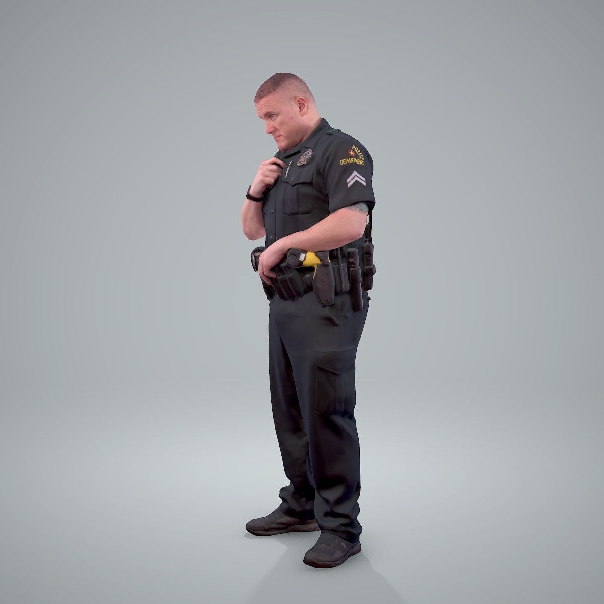 Policeman Talking to Ration CMan0208-HD2-O01P01-S 3D model_7