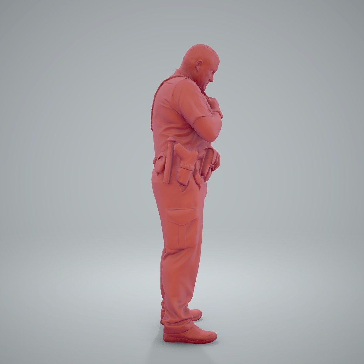 Policeman Talking to Ration CMan0208-HD2-O01P01-S 3D model_62