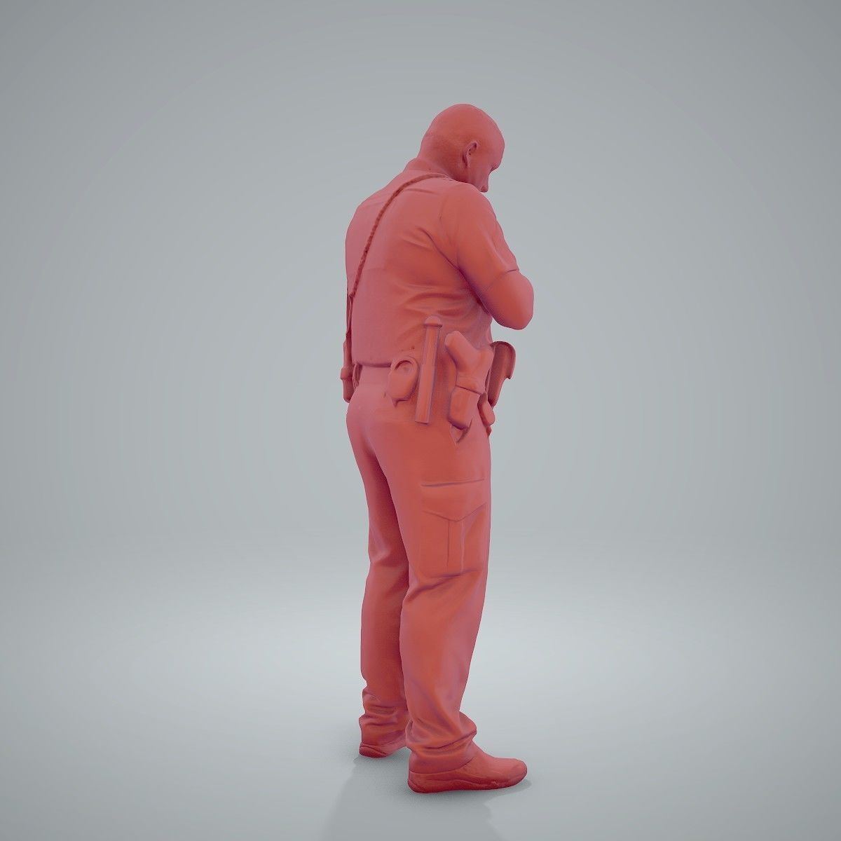 Policeman Talking to Ration CMan0208-HD2-O01P01-S 3D model_60