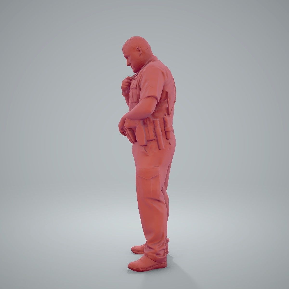 Policeman Talking to Ration CMan0208-HD2-O01P01-S 3D model_45