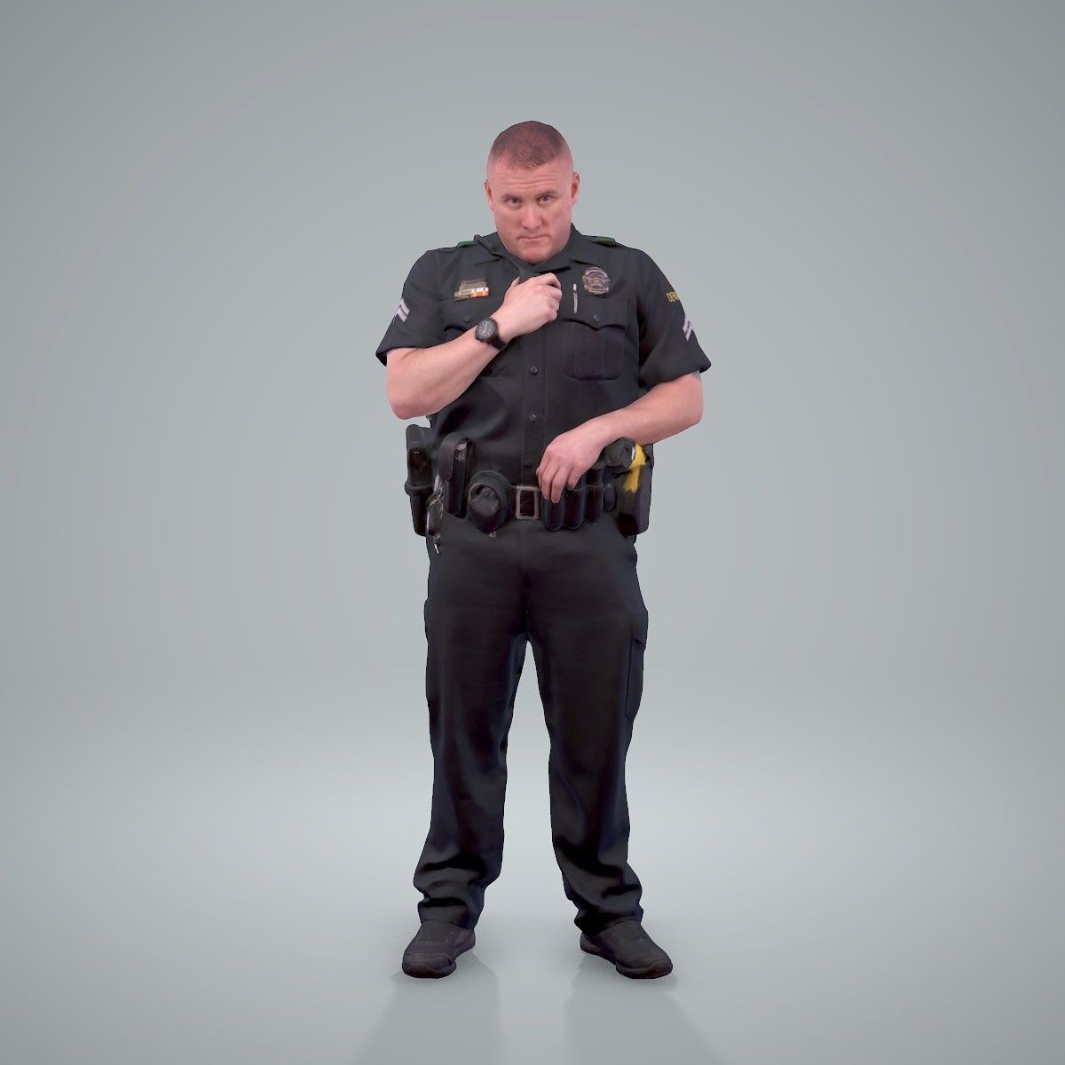 Policeman Talking to Ration CMan0208-HD2-O01P01-S 3D model_1