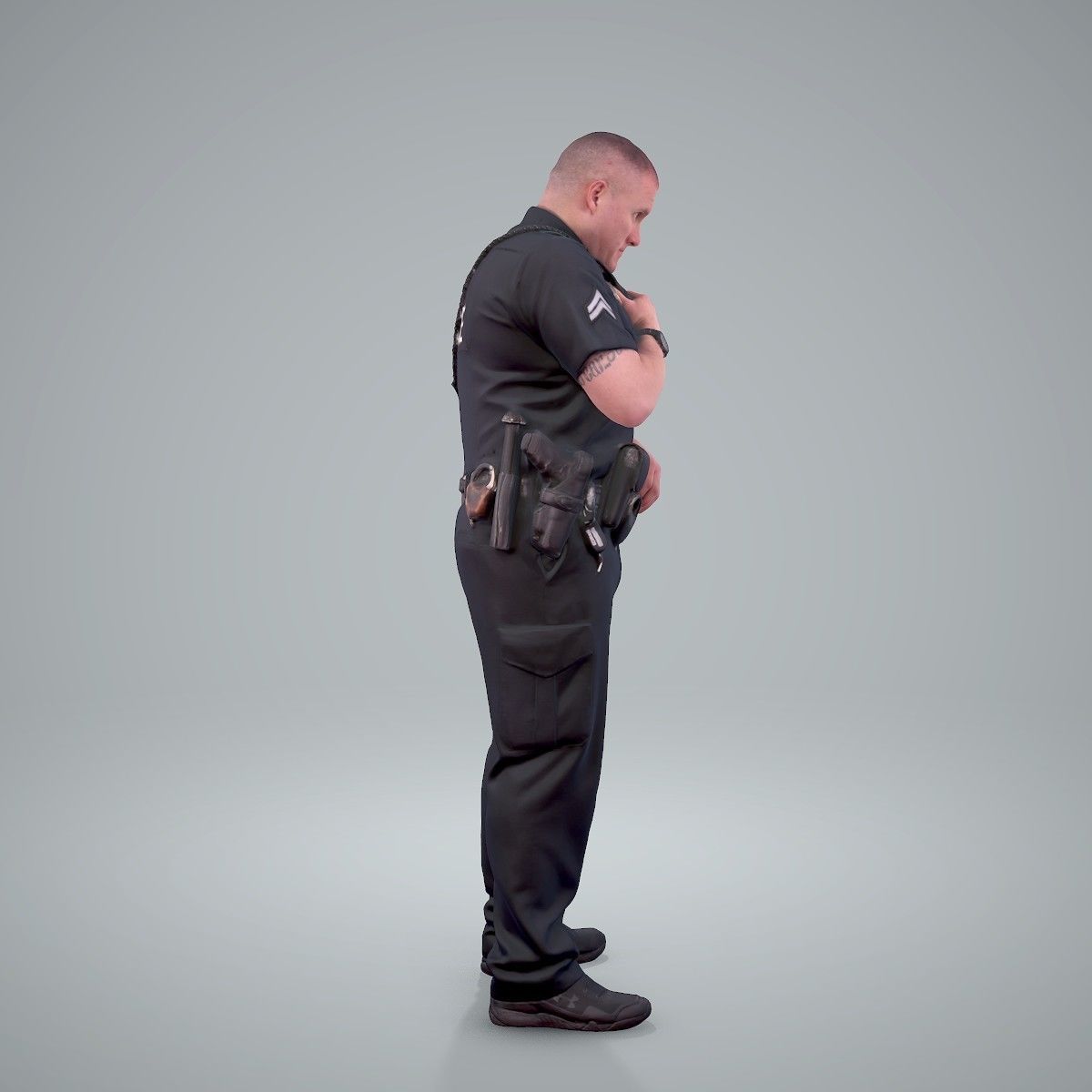 Policeman Talking to Ration CMan0208-HD2-O01P01-S 3D model_27