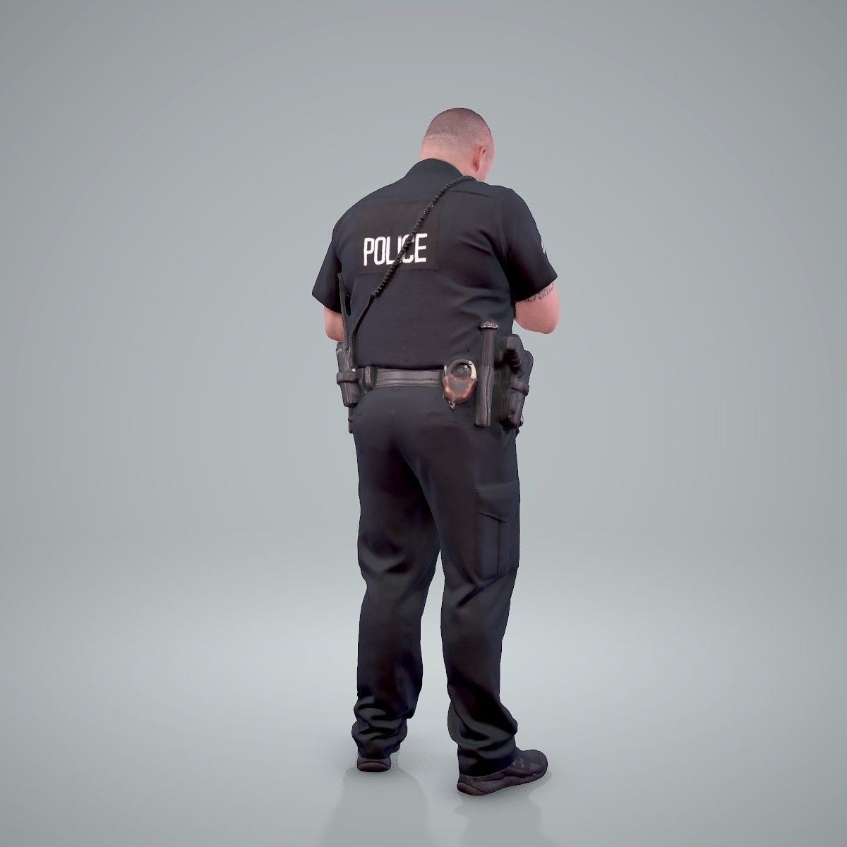 Policeman Talking to Ration CMan0208-HD2-O01P01-S 3D model_22