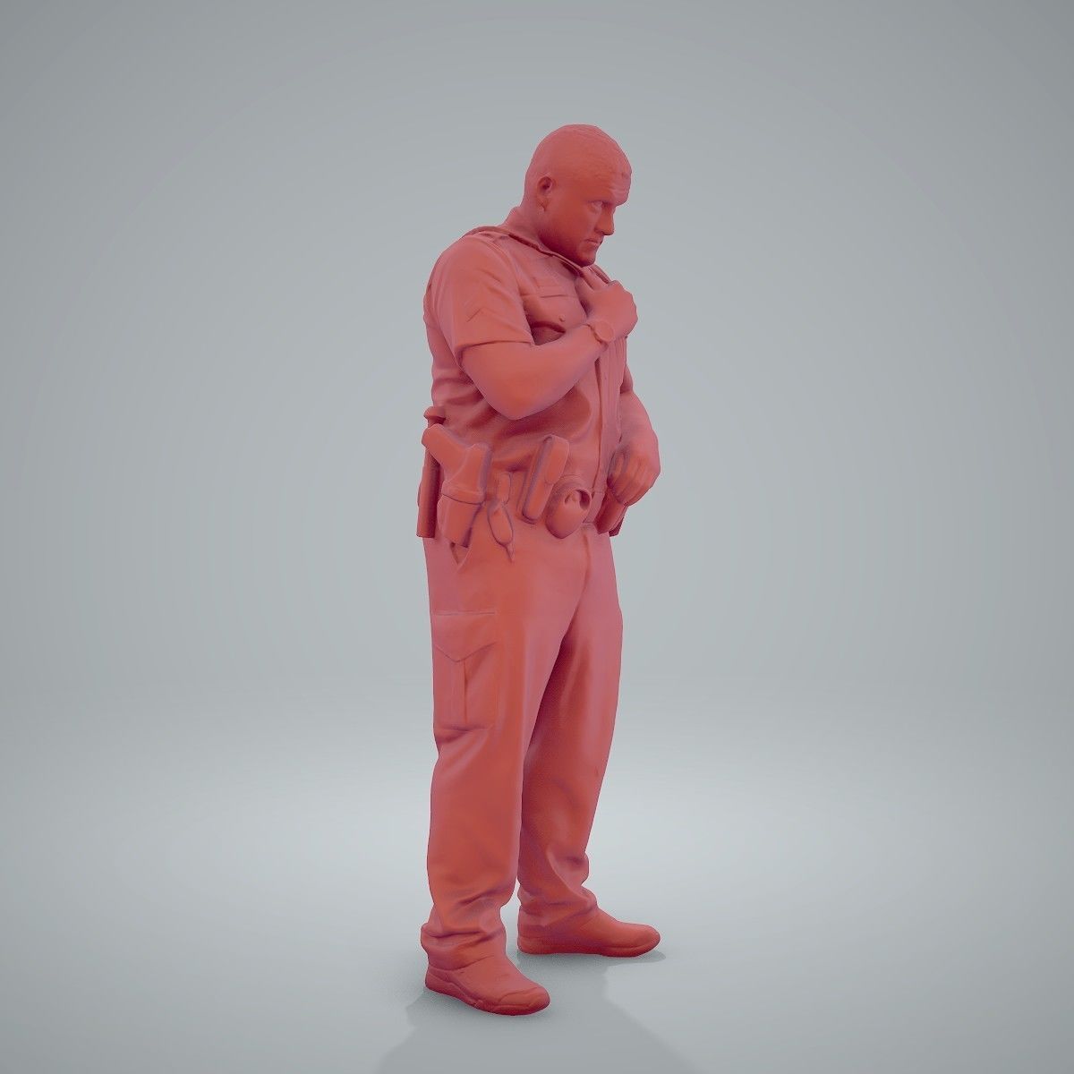 Policeman Talking to Ration CMan0208-HD2-O01P01-S 3D model_66