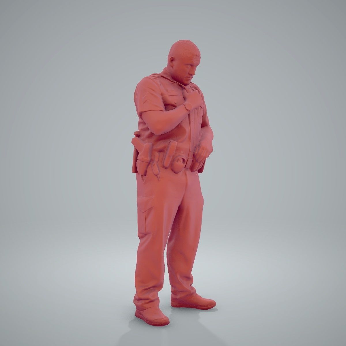 Policeman Talking to Ration CMan0208-HD2-O01P01-S 3D model_67