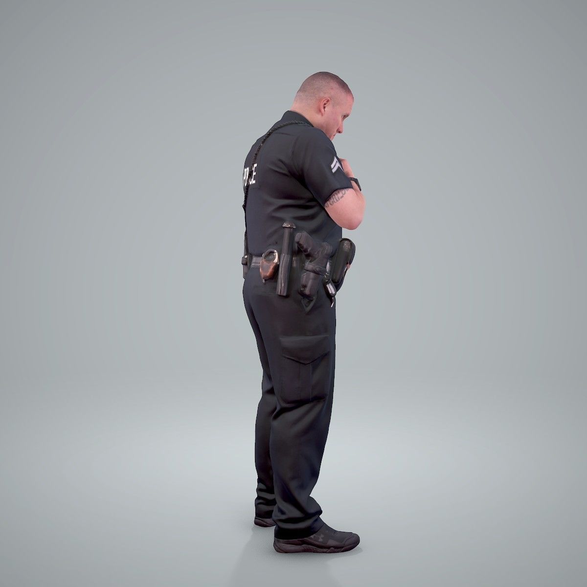 Policeman Talking to Ration CMan0208-HD2-O01P01-S 3D model_26