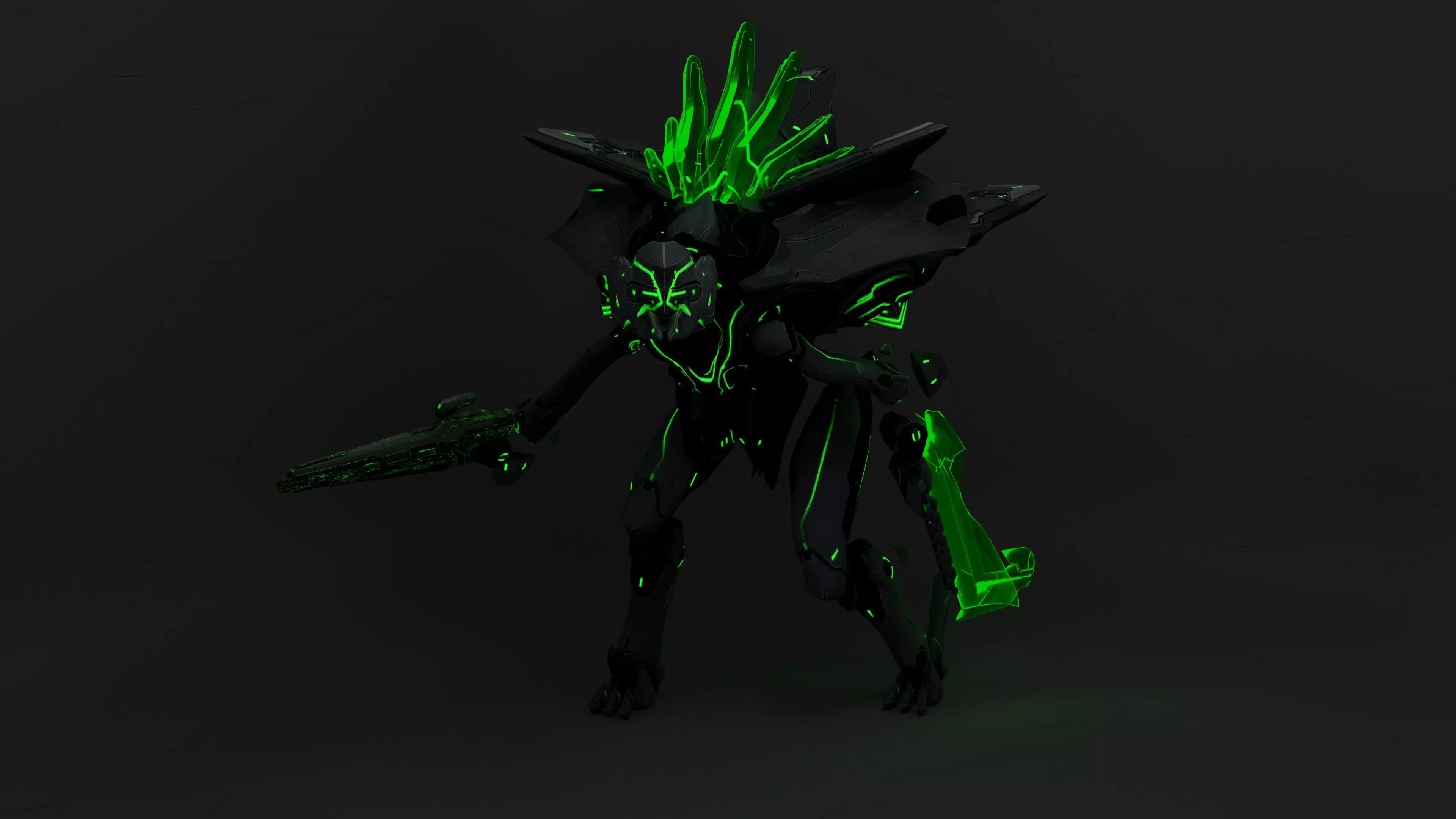 halo 4 models  Ranger and Light rifle 3D model_0