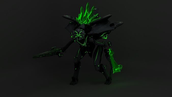 halo 4 models  Ranger and Light rifle 3D model