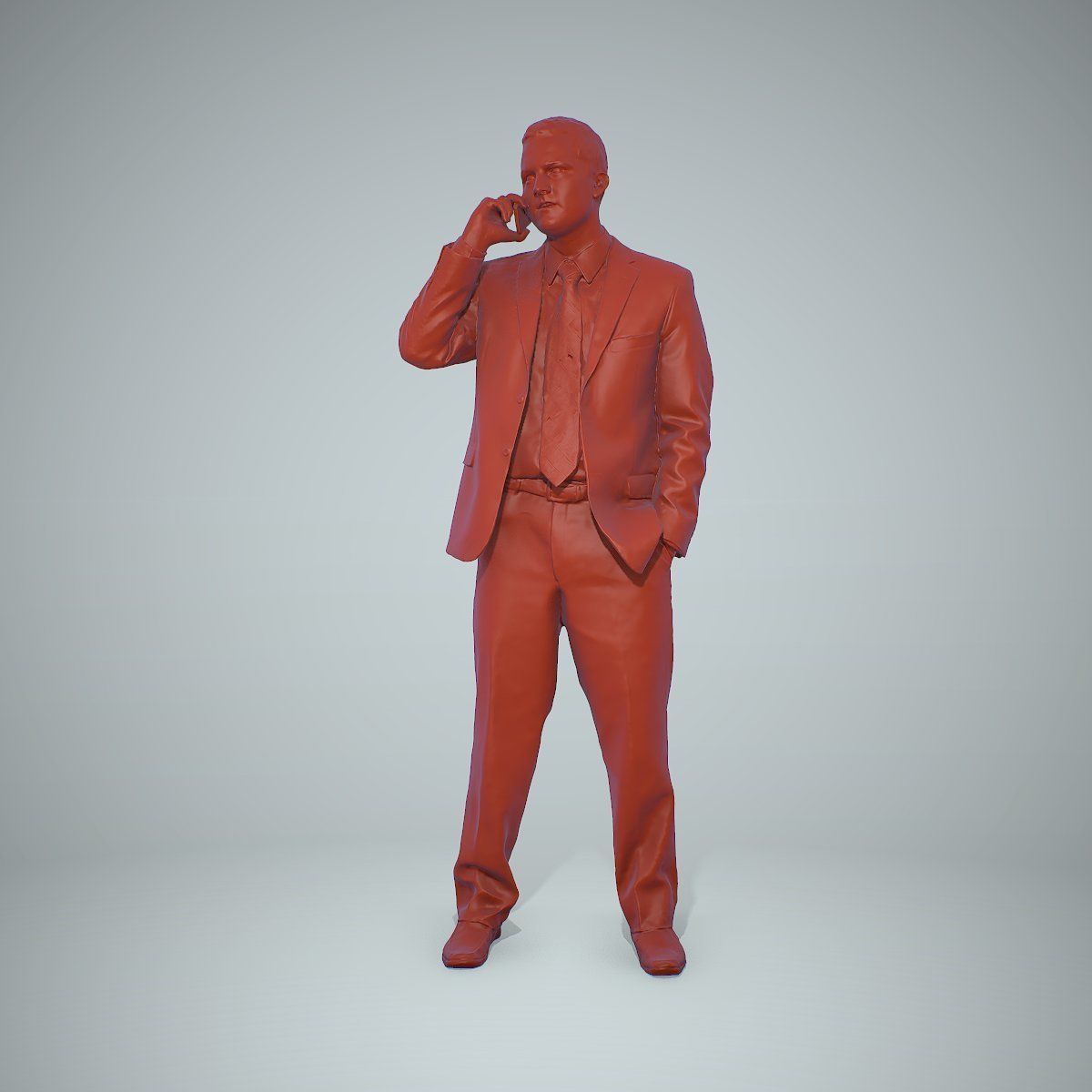 Business Man Talking with Phone BMan0205-HD2-O01P01-S 3D model_38