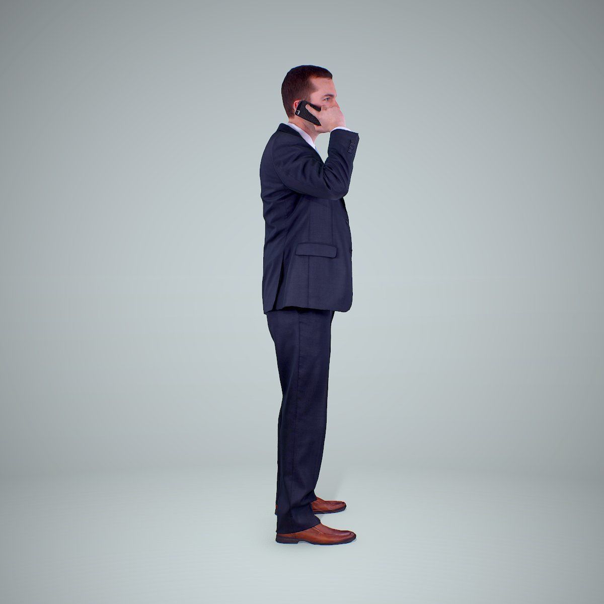 Business Man Talking with Phone BMan0205-HD2-O01P01-S 3D model_29