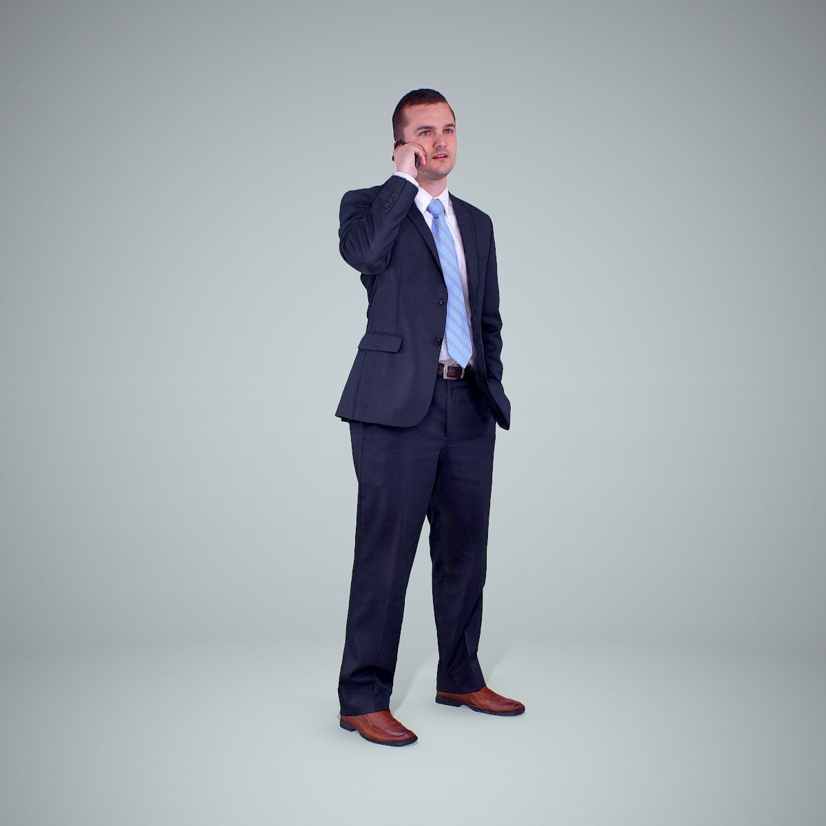 Business Man Talking with Phone BMan0205-HD2-O01P01-S 3D model_34