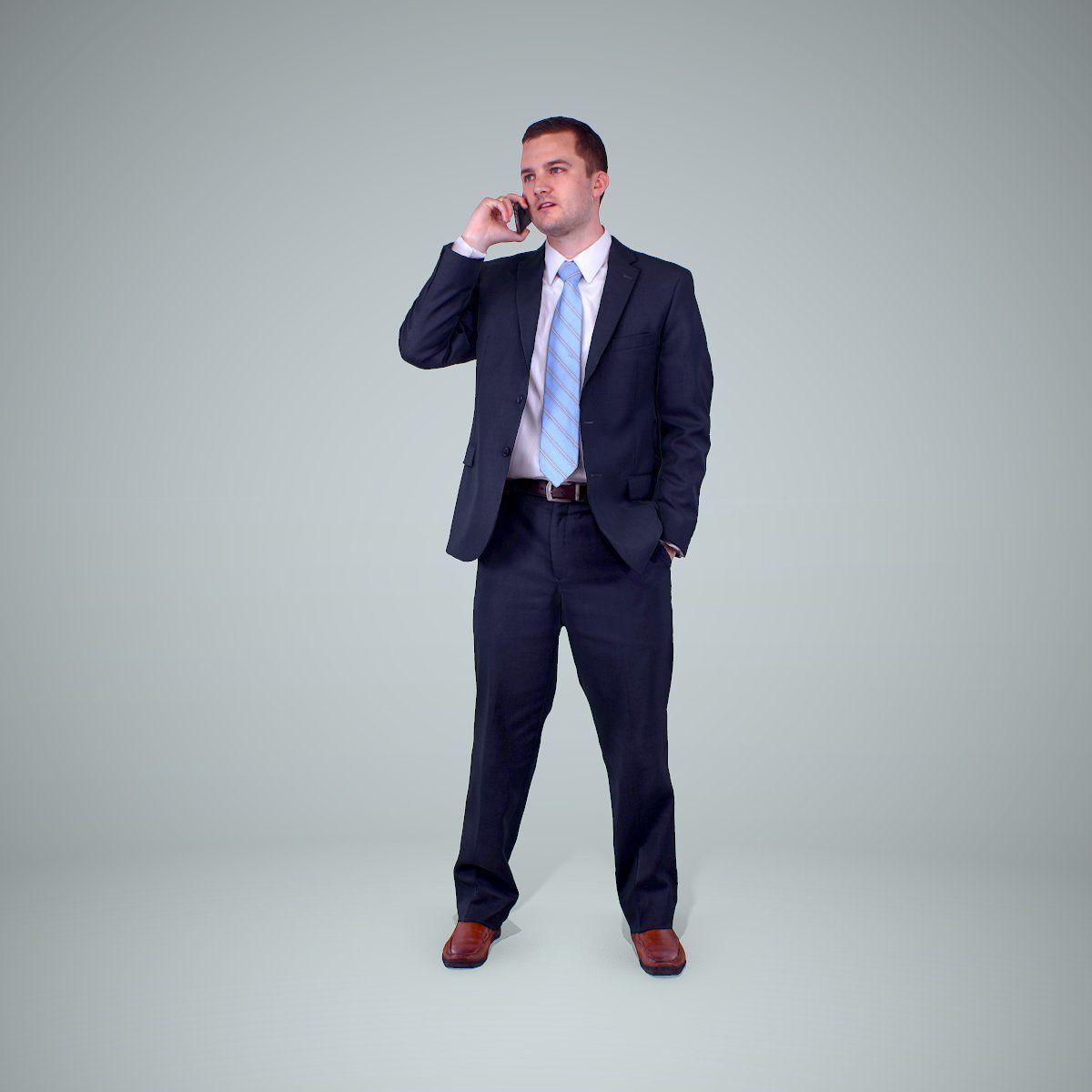 Business Man Talking with Phone BMan0205-HD2-O01P01-S 3D model_3