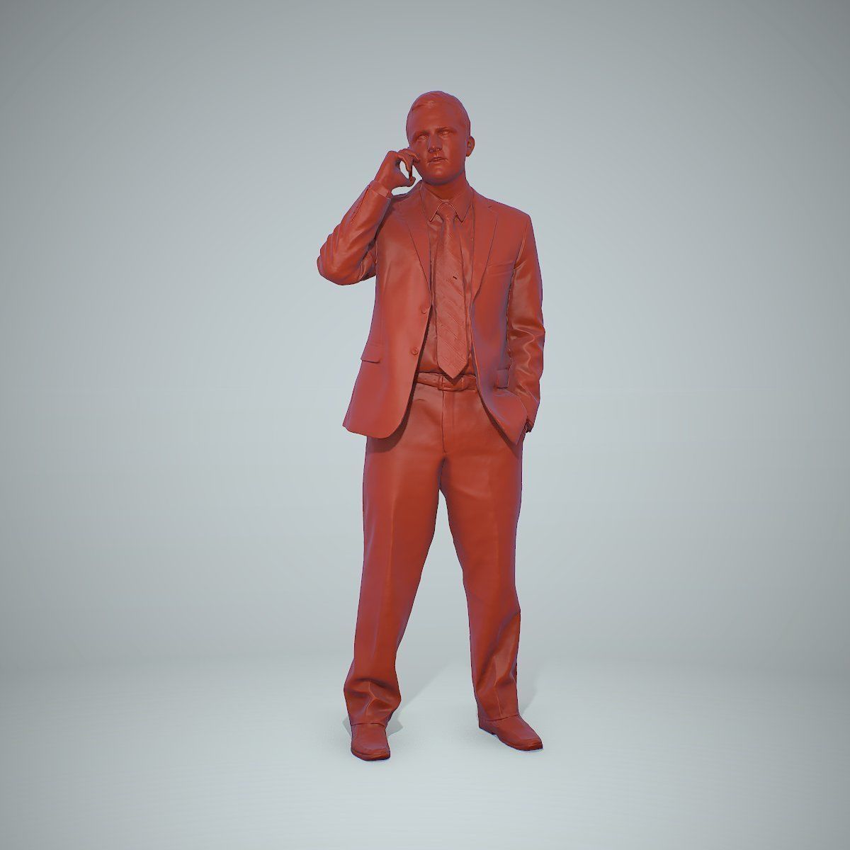 Business Man Talking with Phone BMan0205-HD2-O01P01-S 3D model_36