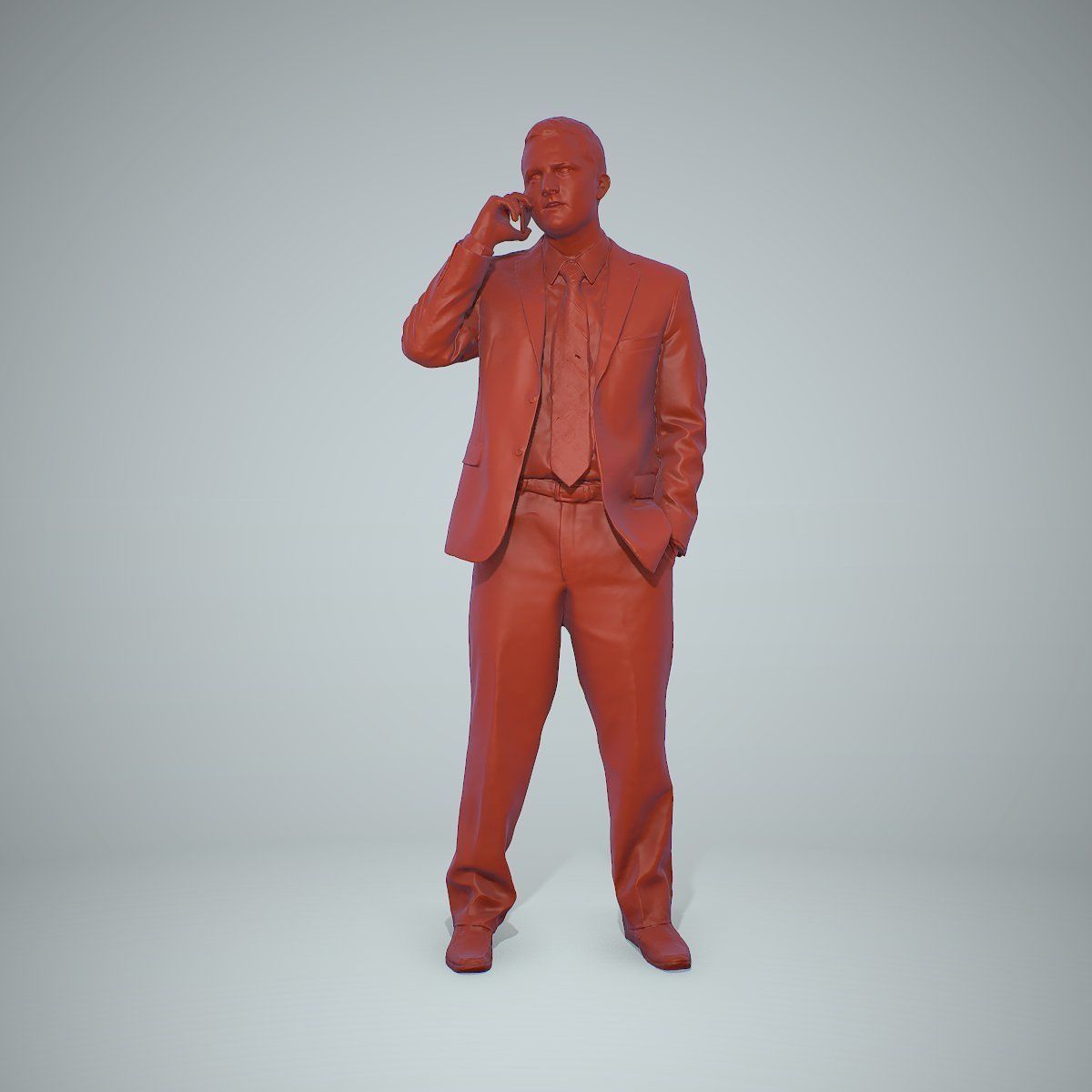 Business Man Talking with Phone BMan0205-HD2-O01P01-S 3D model_37