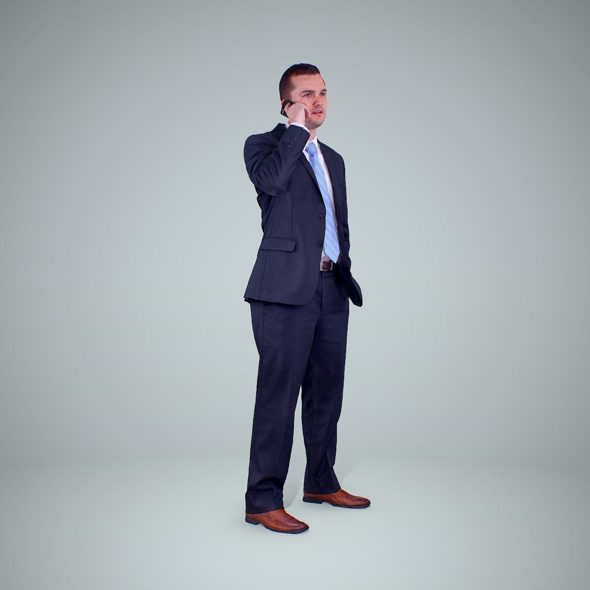 Business Man Talking with Phone BMan0205-HD2-O01P01-S 3D model_33