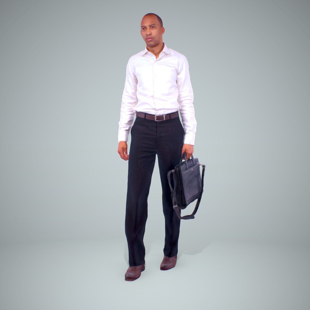 Business Man with Suitcase BMan0202-HD2-O02P02-S 3D model_1