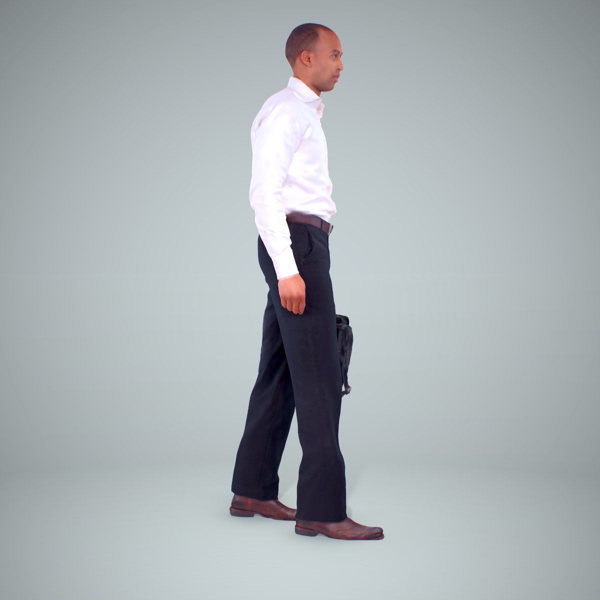 Business Man with Suitcase BMan0202-HD2-O02P02-S 3D model_28