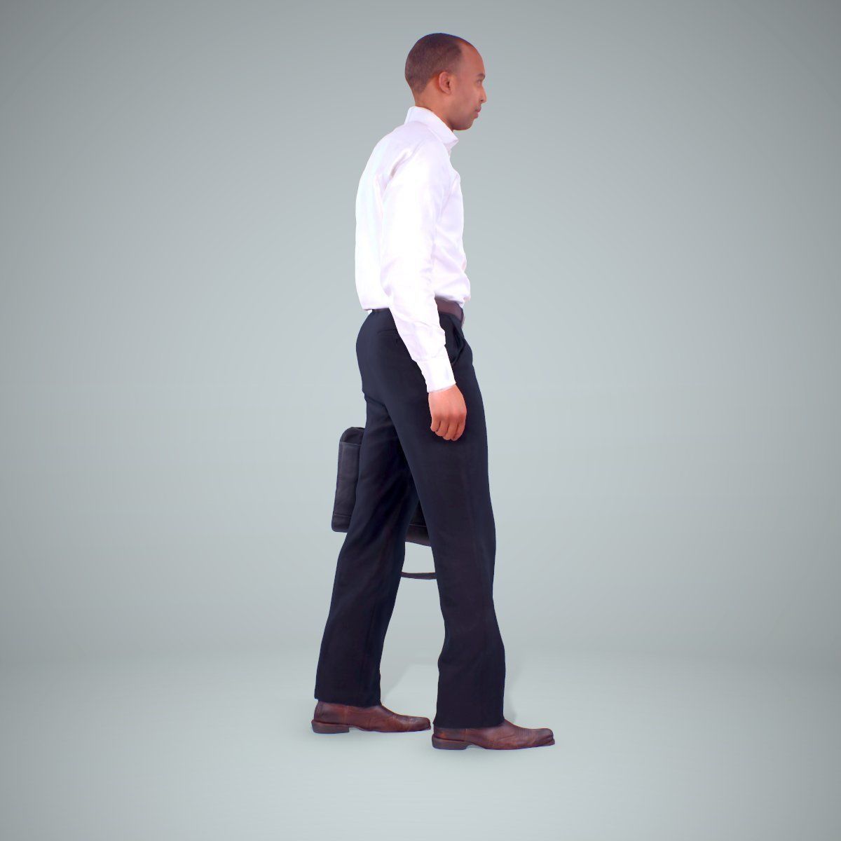 Business Man with Suitcase BMan0202-HD2-O02P02-S 3D model_26