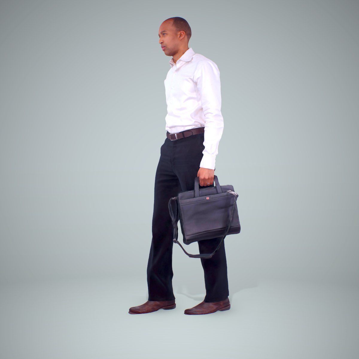 Business Man with Suitcase BMan0202-HD2-O02P02-S 3D model_6