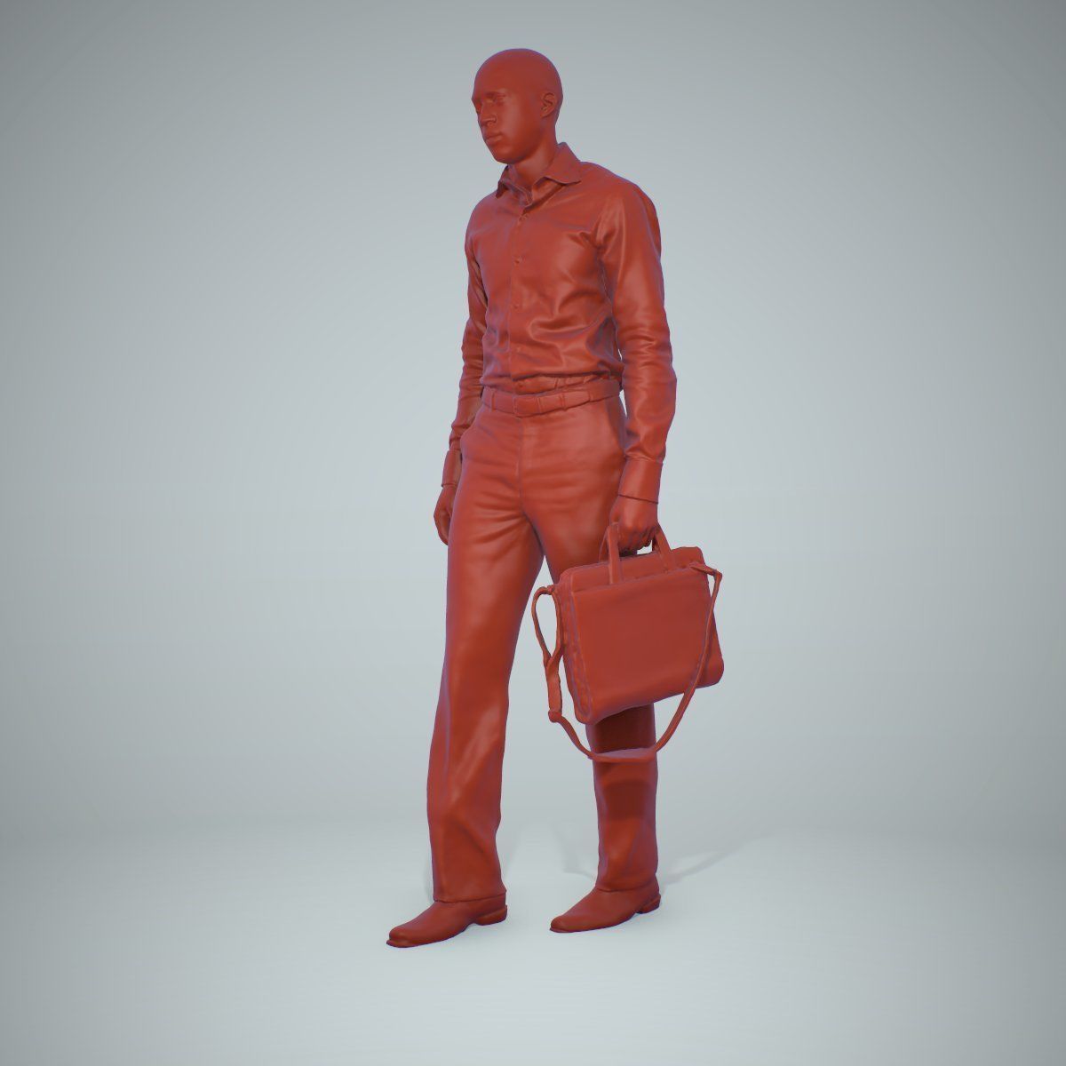 Business Man with Suitcase BMan0202-HD2-O02P02-S 3D model_39