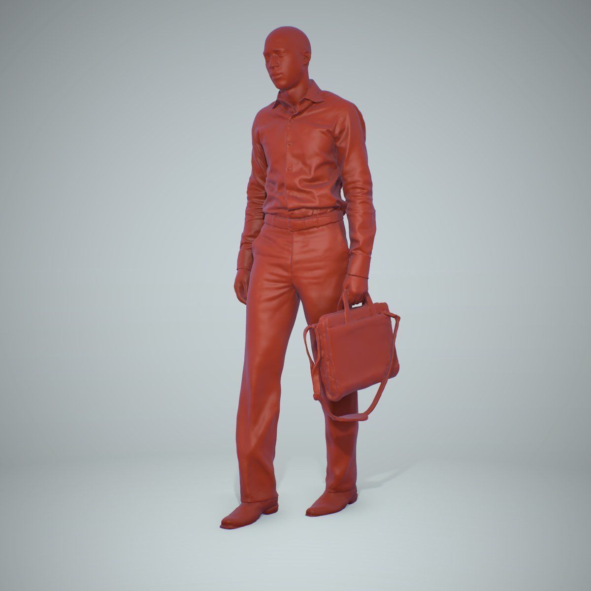 Business Man with Suitcase BMan0202-HD2-O02P02-S 3D model_38