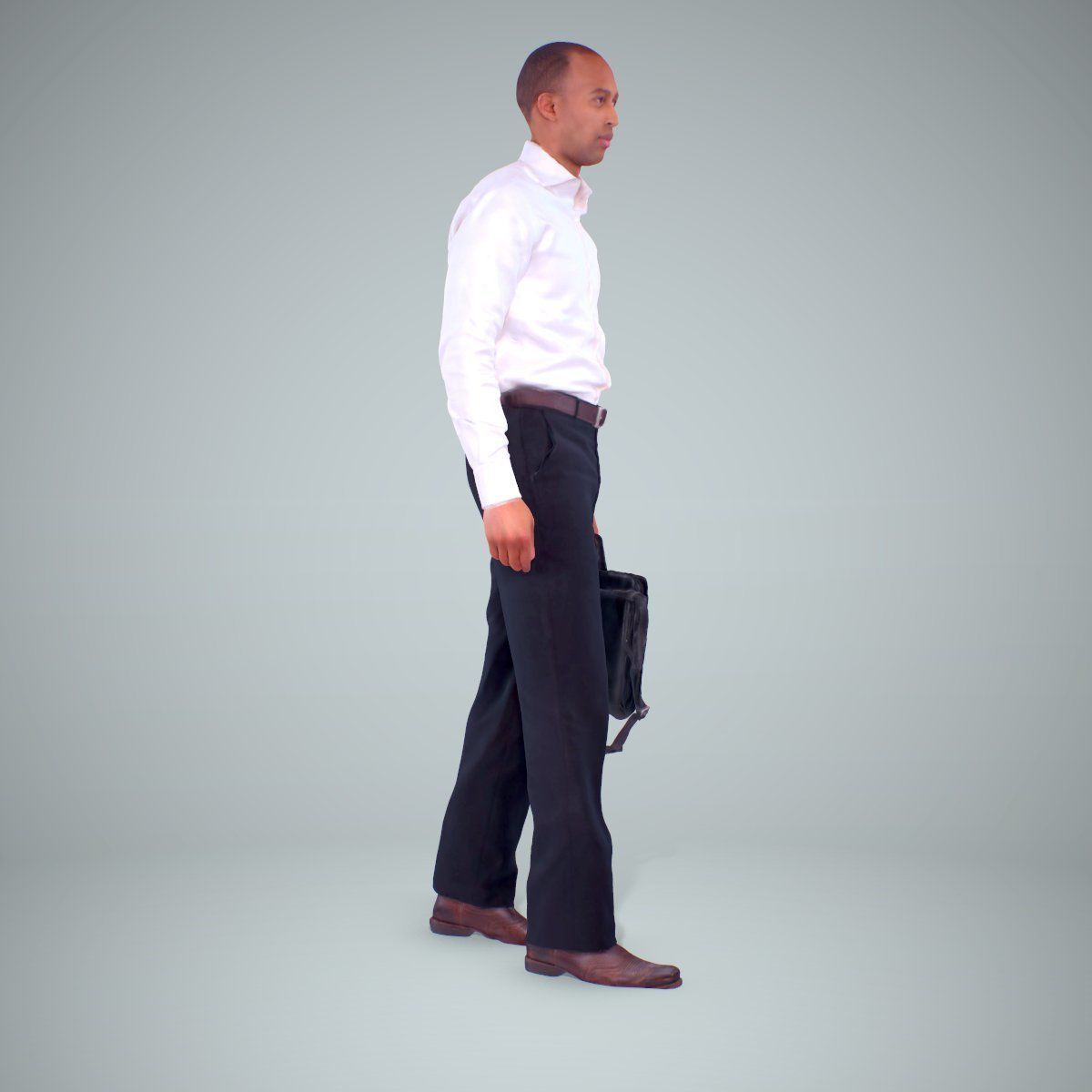 Business Man with Suitcase BMan0202-HD2-O02P02-S 3D model_29