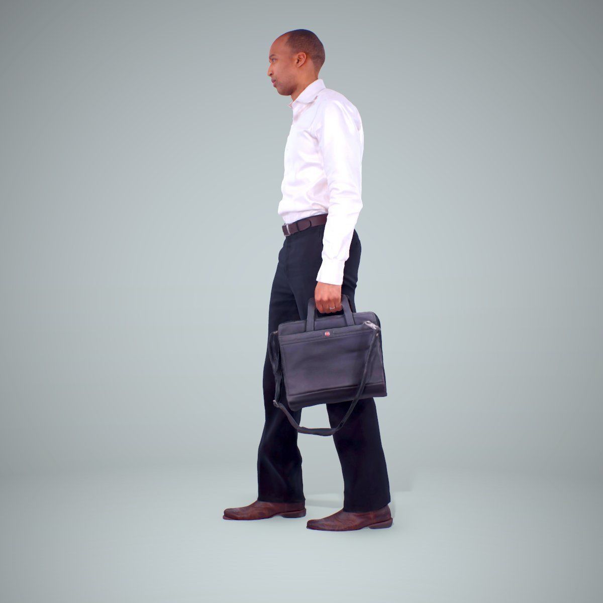 Business Man with Suitcase BMan0202-HD2-O02P02-S 3D model_8