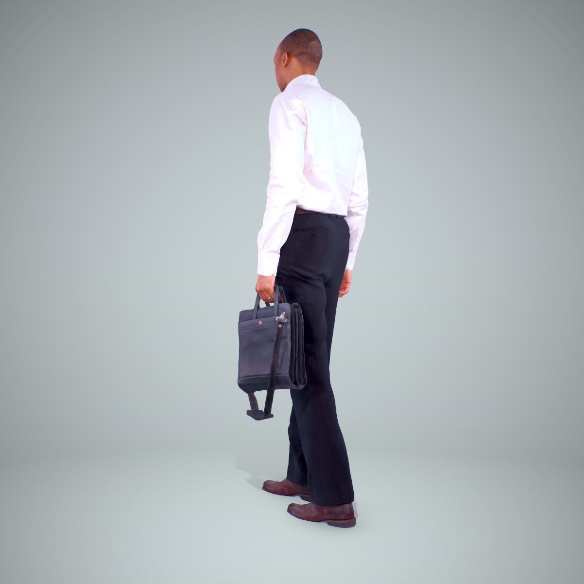 Business Man with Suitcase BMan0202-HD2-O02P02-S 3D model_13