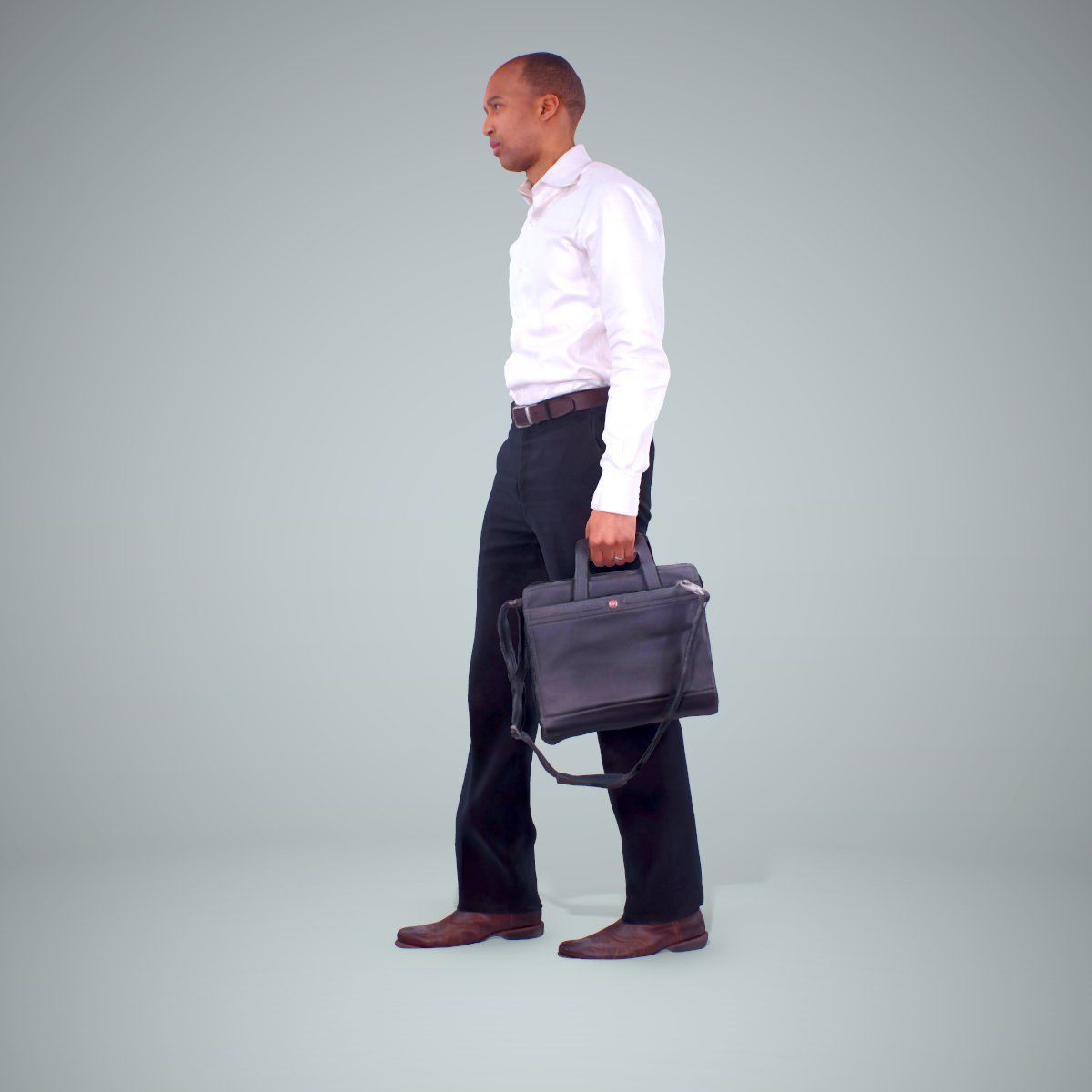 Business Man with Suitcase BMan0202-HD2-O02P02-S 3D model_7
