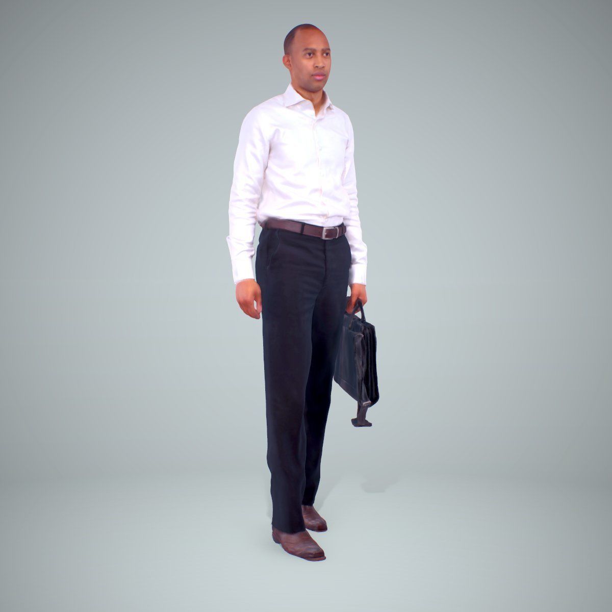 Business Man with Suitcase BMan0202-HD2-O02P02-S 3D model_33