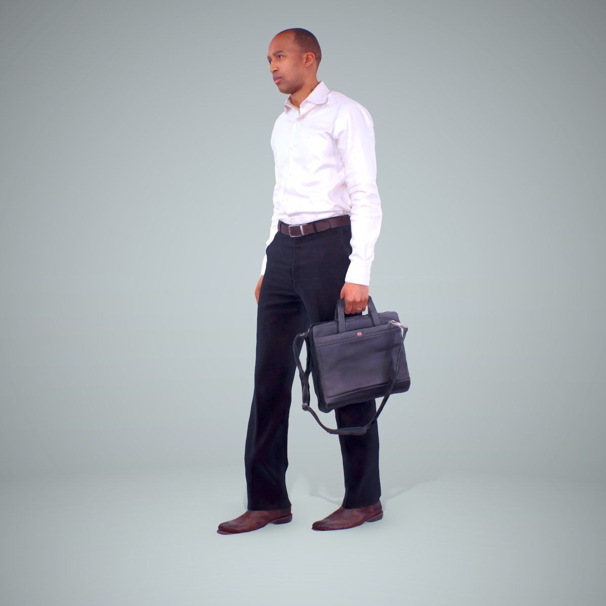 Business Man with Suitcase BMan0202-HD2-O02P02-S 3D model_5