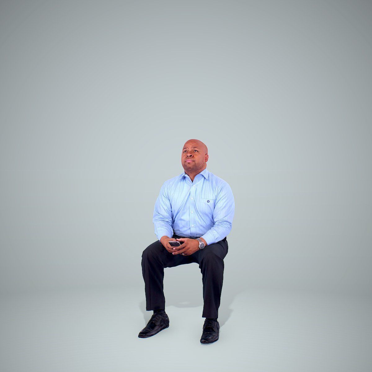 Sitting Business Man BMan0201-HD2-O03P04-S 3D model_2