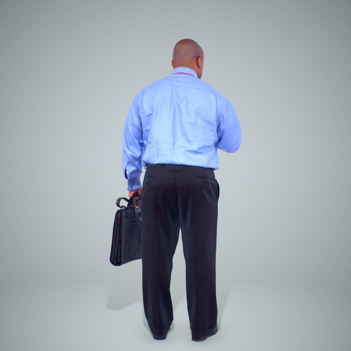 Business Man with Phone and Suitcase BMan0201-HD2-O01P01-S 3D model_20