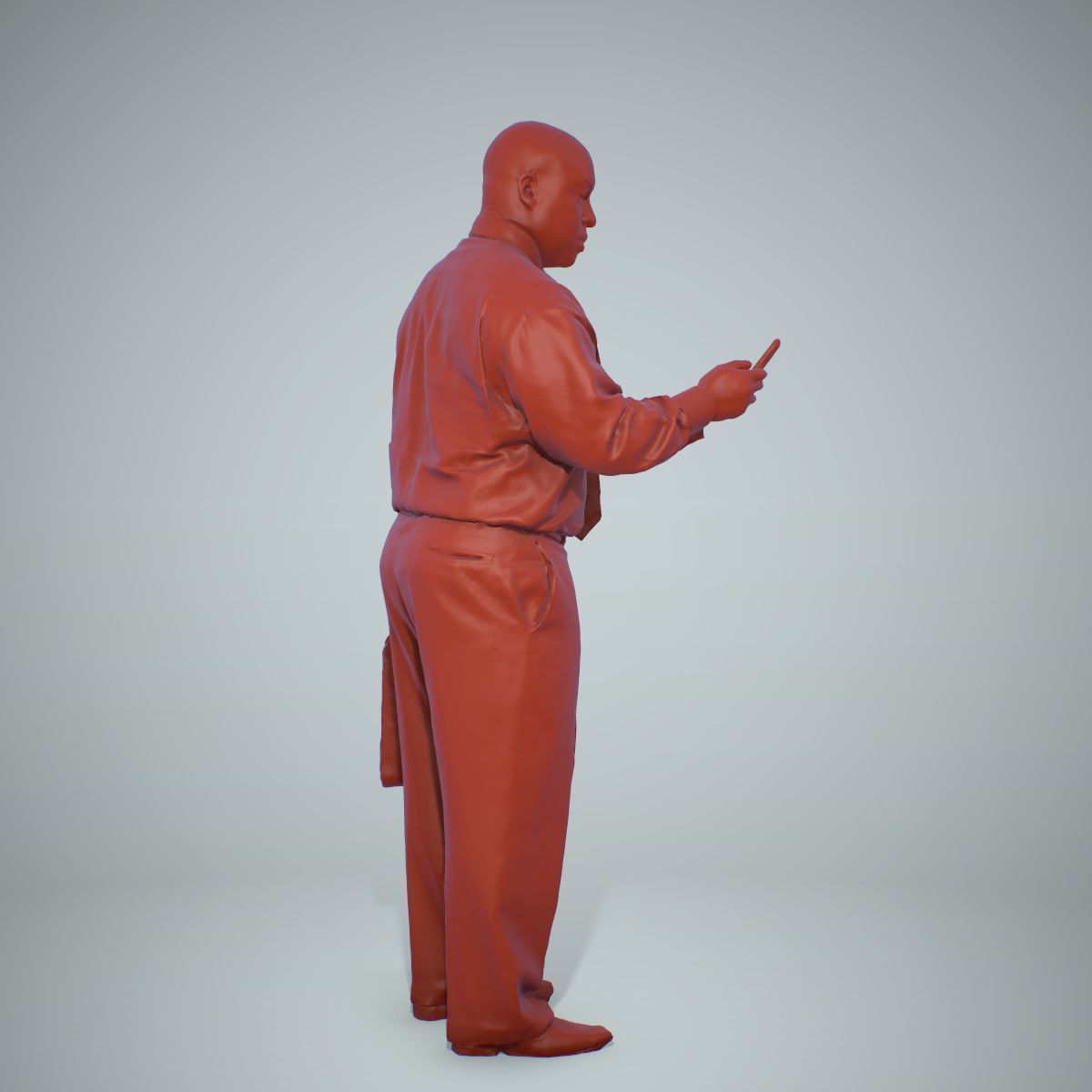 Business Man with Phone and Suitcase BMan0201-HD2-O01P01-S 3D model_61