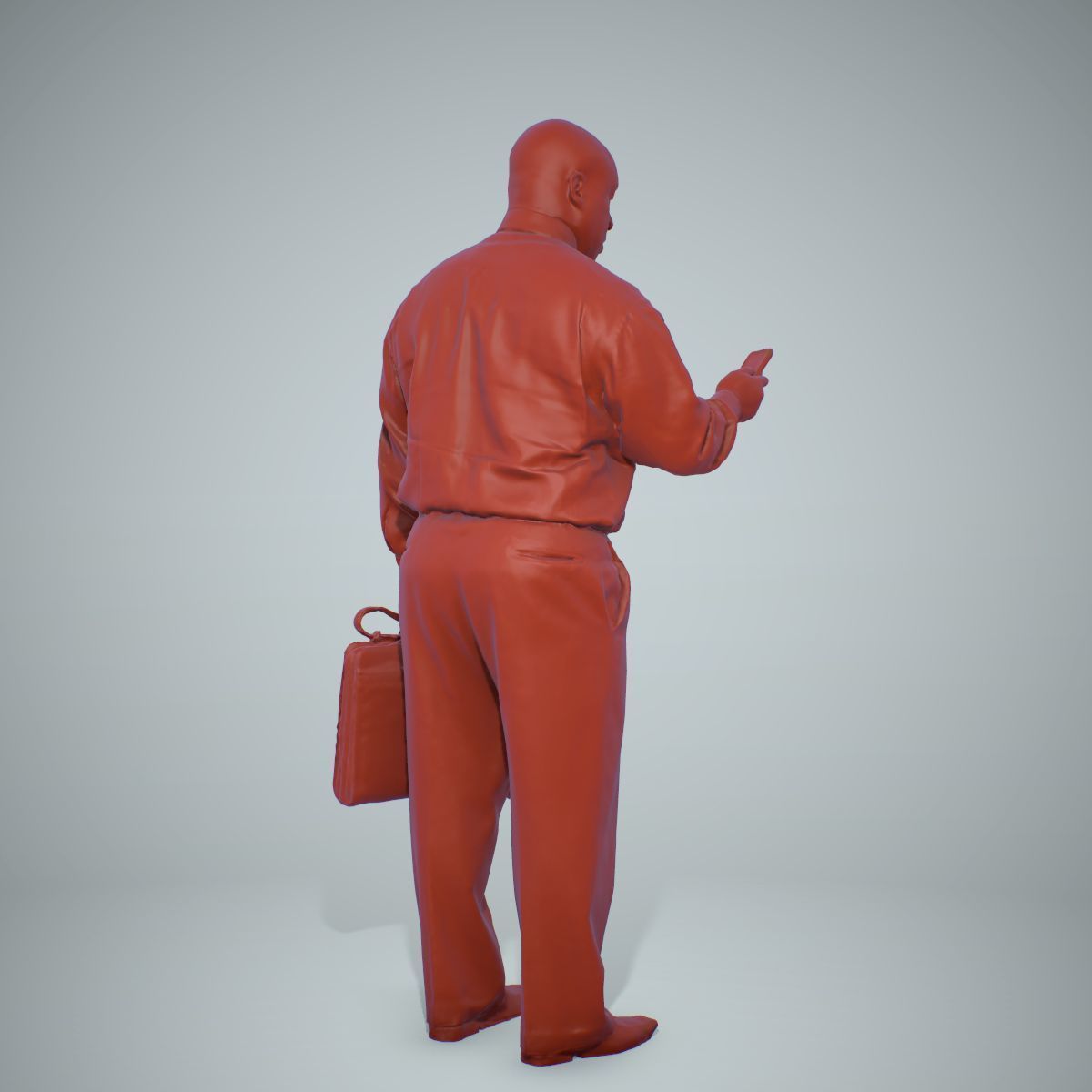 Business Man with Phone and Suitcase BMan0201-HD2-O01P01-S 3D model_58