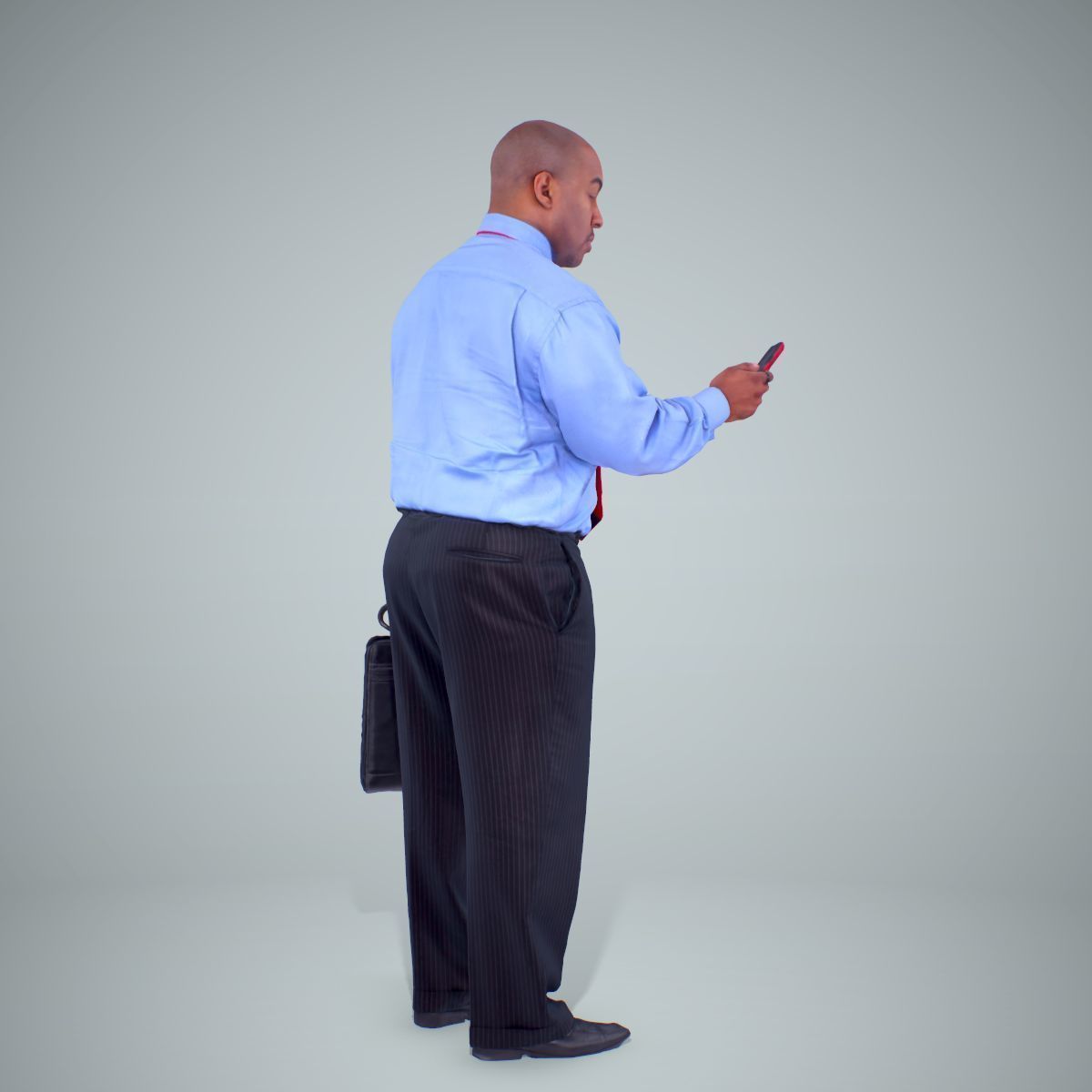 Business Man with Phone and Suitcase BMan0201-HD2-O01P01-S 3D model_25