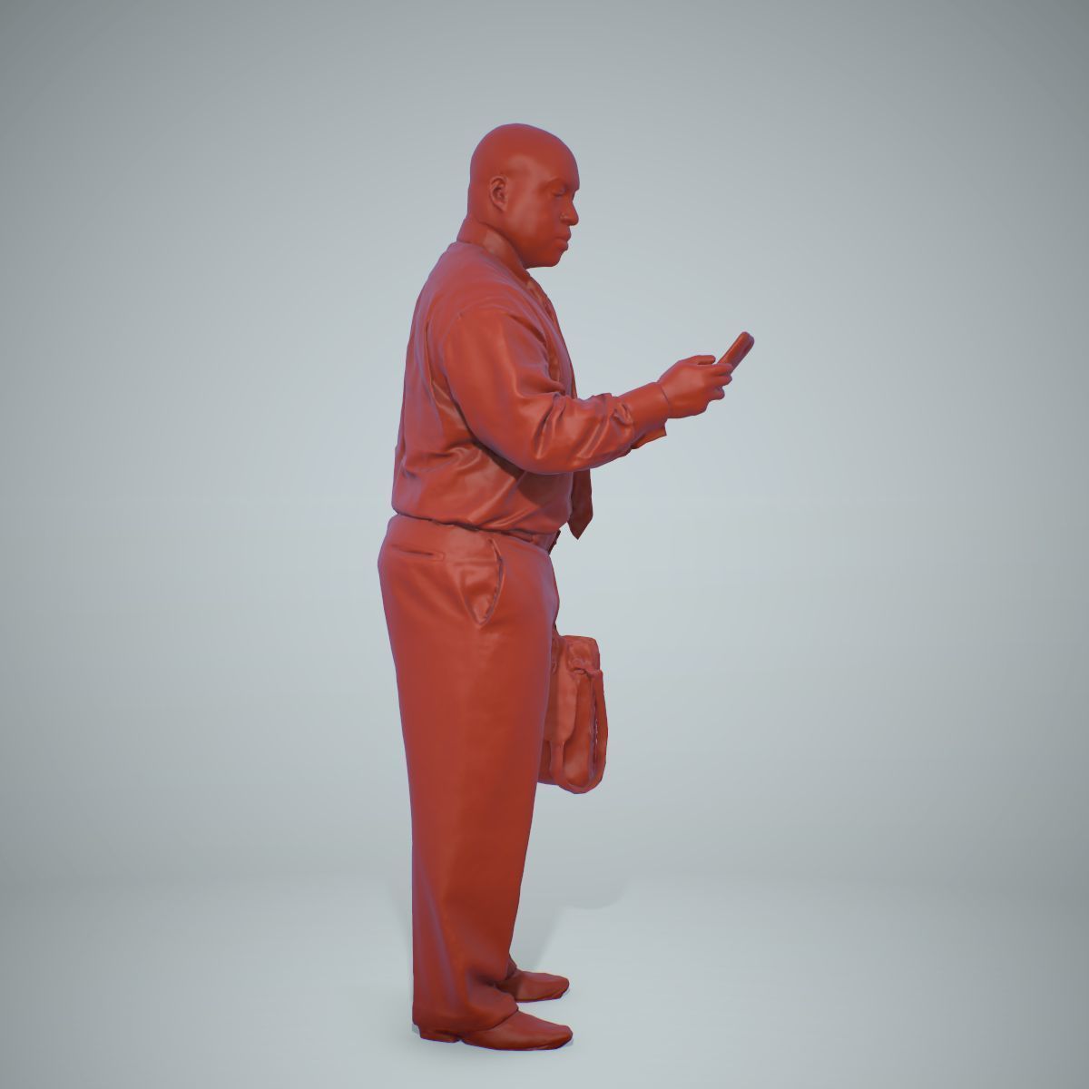 Business Man with Phone and Suitcase BMan0201-HD2-O01P01-S 3D model_63