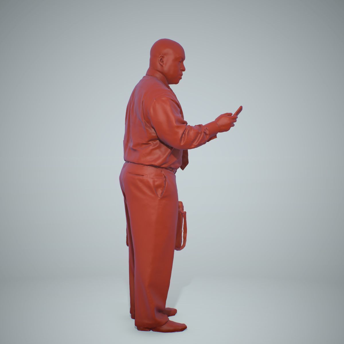 Business Man with Phone and Suitcase BMan0201-HD2-O01P01-S 3D model_62