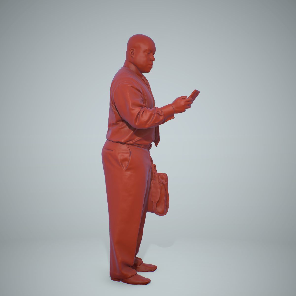 Business Man with Phone and Suitcase BMan0201-HD2-O01P01-S 3D model_64