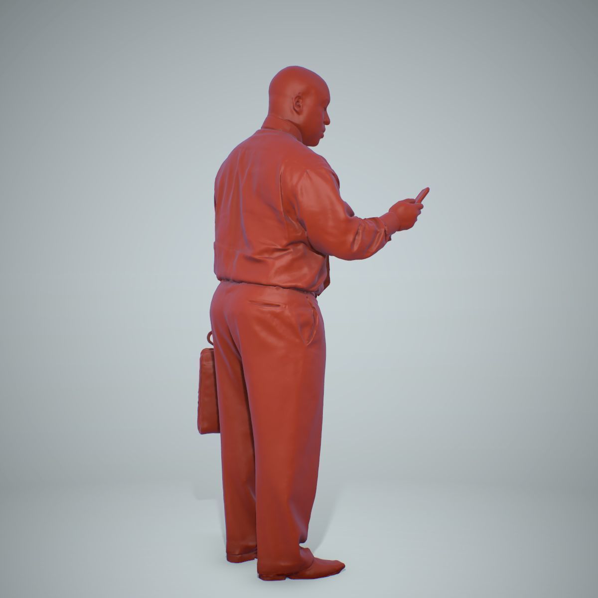 Business Man with Phone and Suitcase BMan0201-HD2-O01P01-S 3D model_60