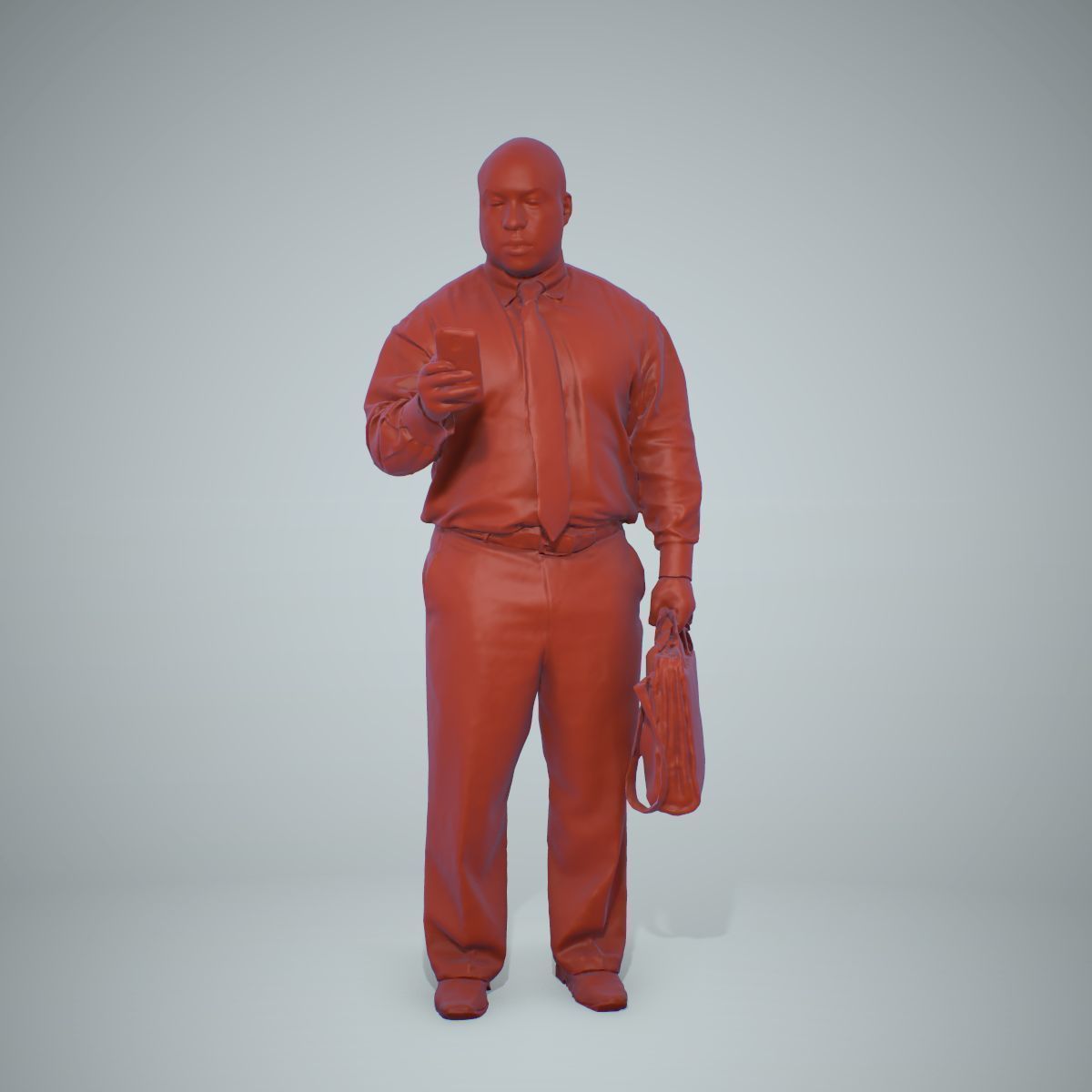 Business Man with Phone and Suitcase BMan0201-HD2-O01P01-S 3D model_71