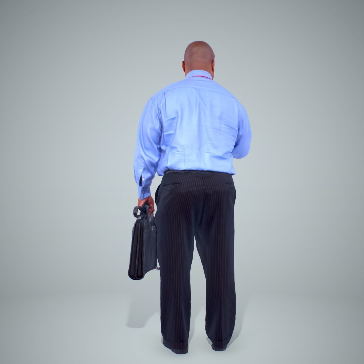 Business Man with Phone and Suitcase BMan0201-HD2-O01P01-S 3D model_18